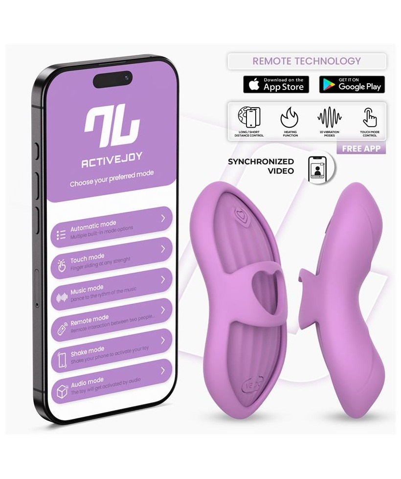 Laia Estimulador de Dedo con Calor y Funda con APP Lavanda