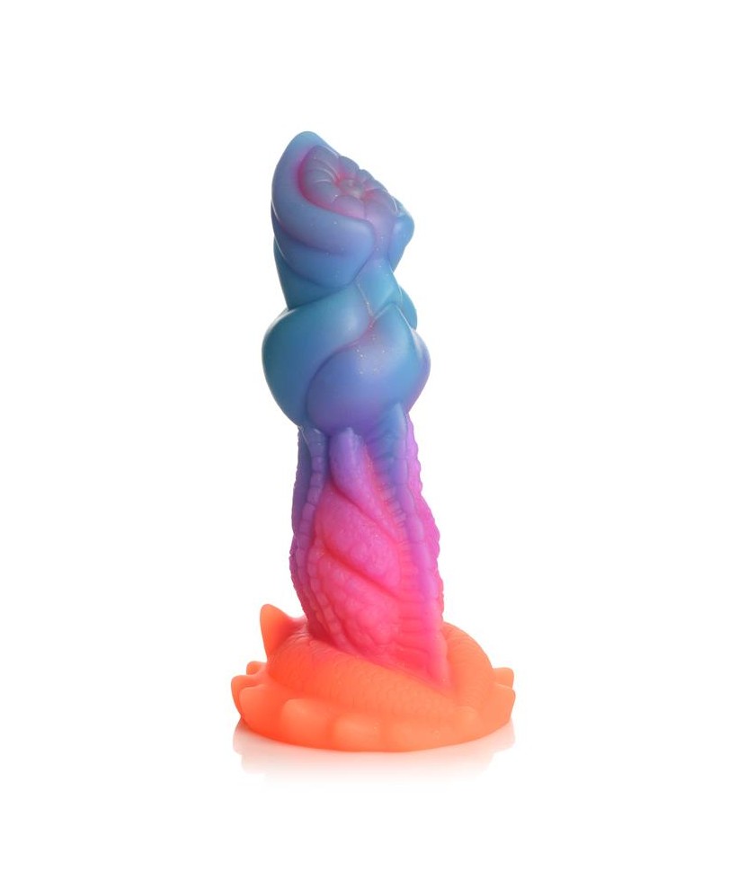 Aqua Cock Dildo Brilla en la Oscuridad Silicona