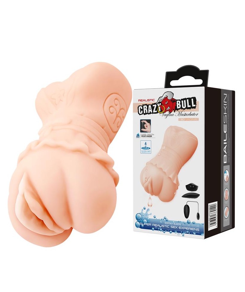 Masturbador Realista Vagina con Vibracion