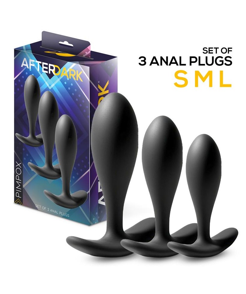Pimpox Set de 3 Plugs Anales