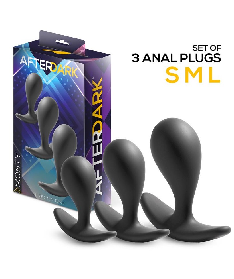 Monty Set de 3 Plugs Anales