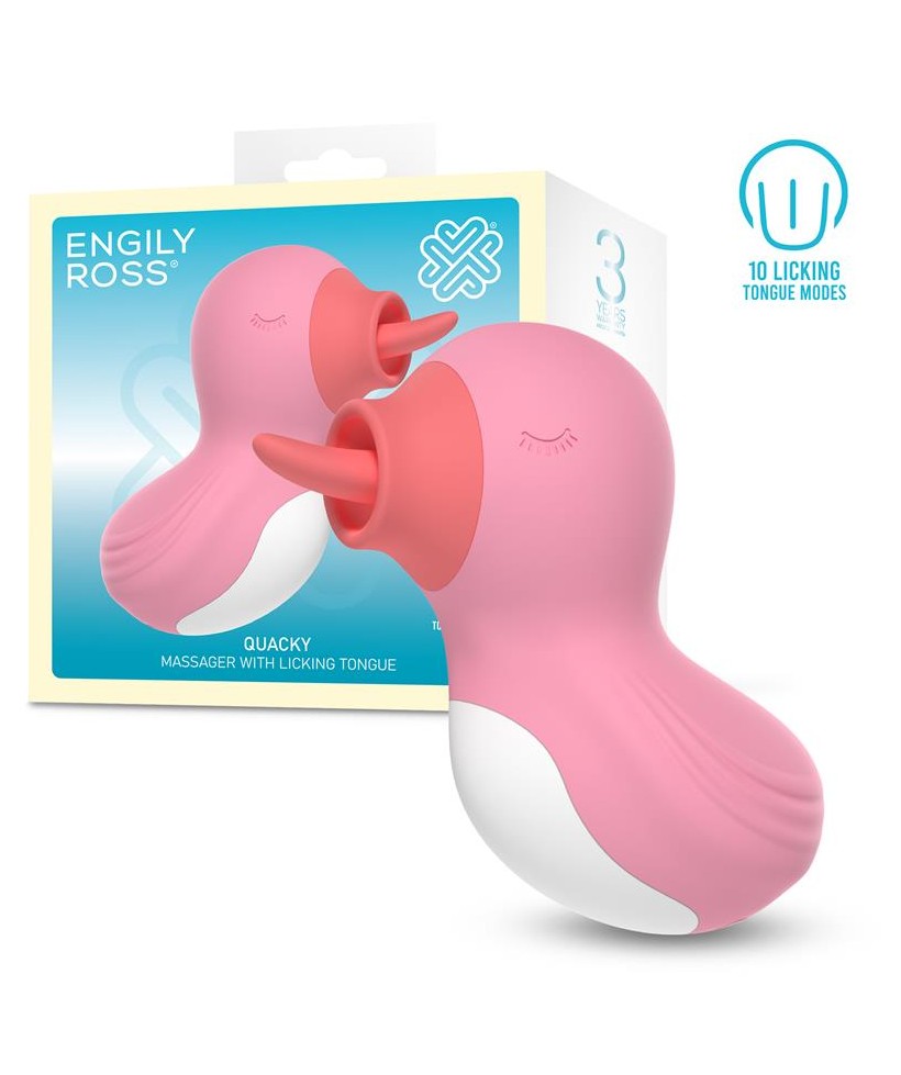 Quacky Masajeador con Lengua Licking