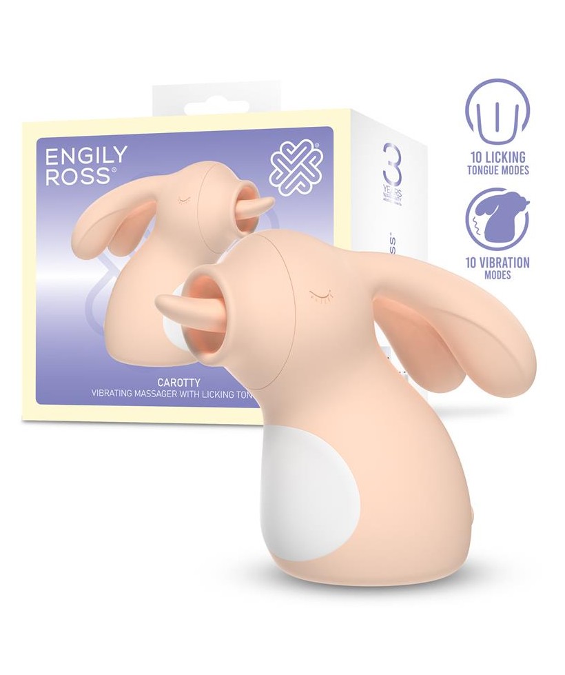 Carotty Masajeador con Vibracion y Licking