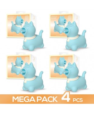 Pack de 4 Meow Masajeador con Lengua Licking