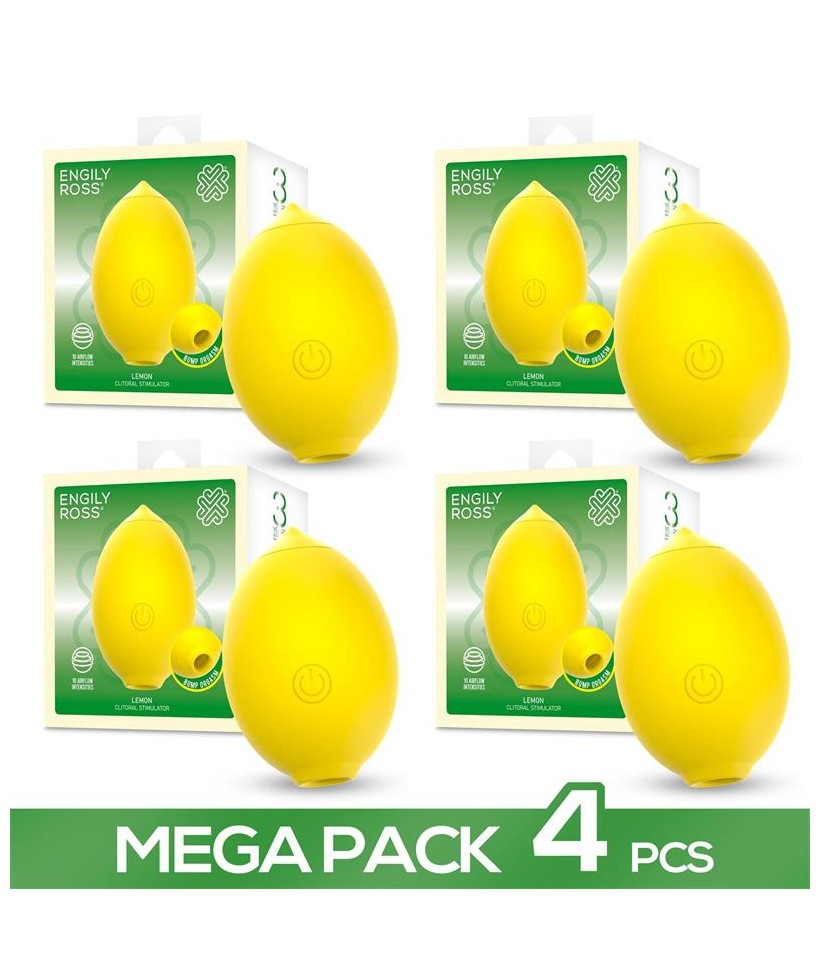 Pack de 4 Lemon Estimulador de Clitoris con Succion