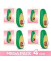 Pack de 4 Avocado Estimulador de Clitoris con Succion