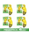 Pack de 4 Vibee Masajeador con Lengua Licking