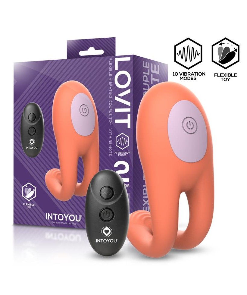 Lovit Vibrador de Pareja Flexible con Control Remote