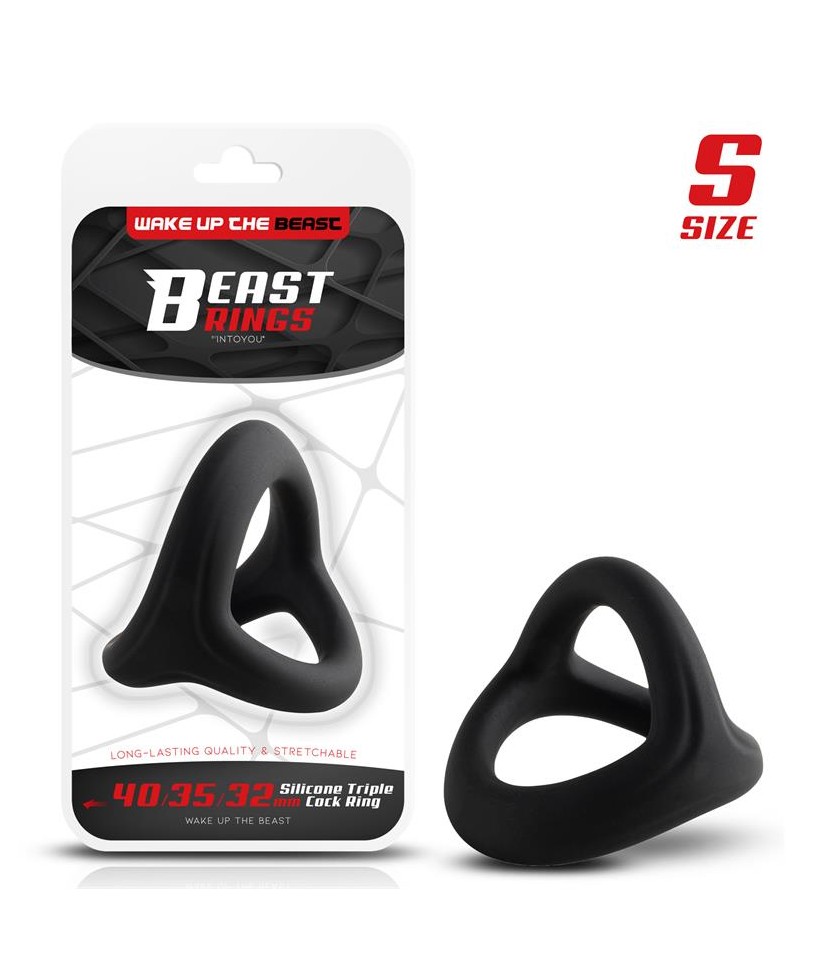 Anillo Triple Silicona Solida 40 35 32mm Talla S