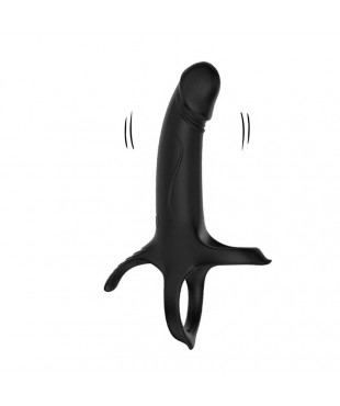 Dildo para Penetración Doble con Vibración