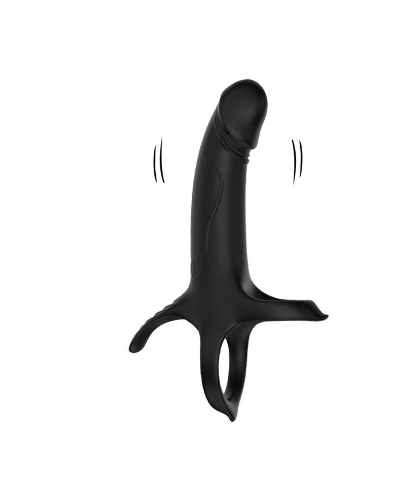 Dildo para Penetracion Doble con Vibracion