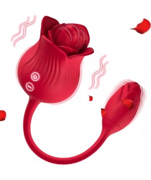 Rosa con Licking y Huevo Vibrador USB