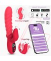 Tingly Vibrador con Finger y Movimiento Waving con APP