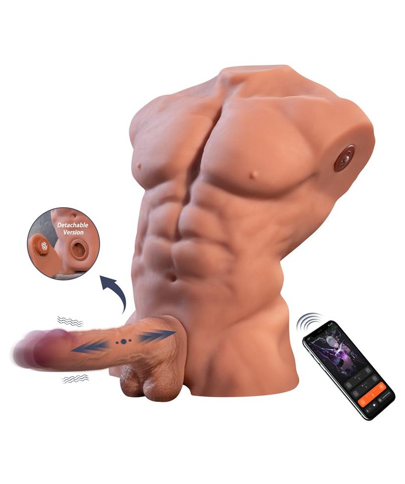 Fitter Masturbador Dildo Desmontable Thrusting con APP