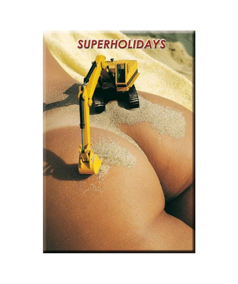 Iman de Culo con Excavadora