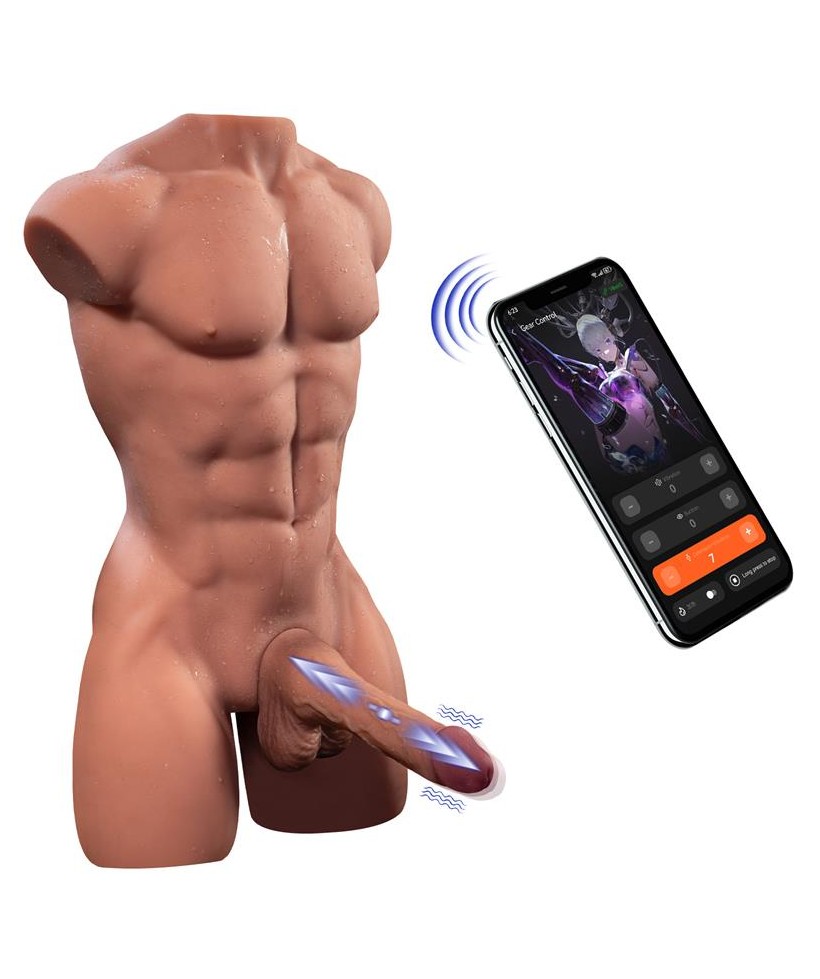 Henry Torso con Dildo Desmontable Thrusting y APP 157 kg