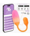 NexEgg Huevo Vibrador Silicona Doble Capa App Naranja Rosa