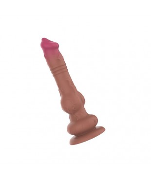 Dildo con Vibración y Movimiento Thrusting 22.5 cm
