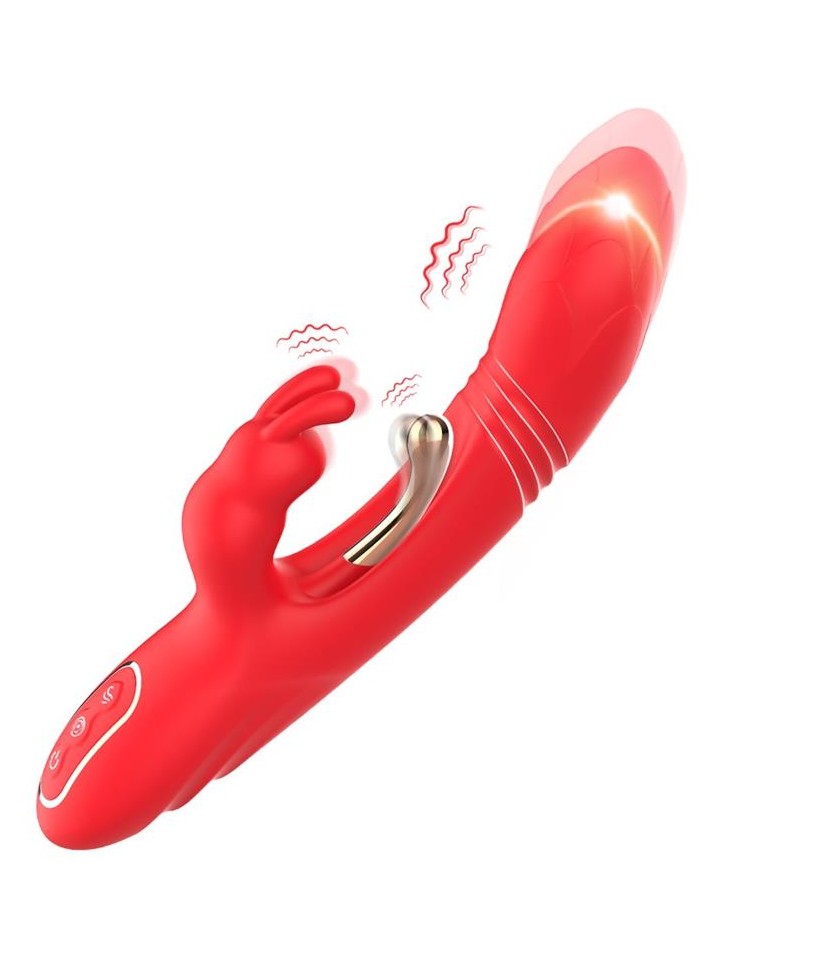 Vibrador Tickler con Rabbit Silicona