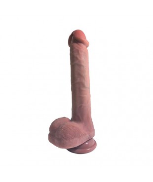 Dildo con vibración, Thrusting y Calor 28 cm