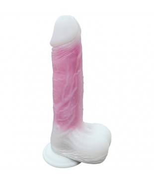 Dildo Doble Capa con Vibración, Thrusting y Calor 21.5 cm