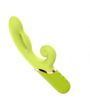 Vibrador con Función de Inflado Verde