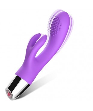 Vibrador Conejito Flexible Púrpura