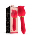 Rosa con Succion y Vibrador 2 en 1