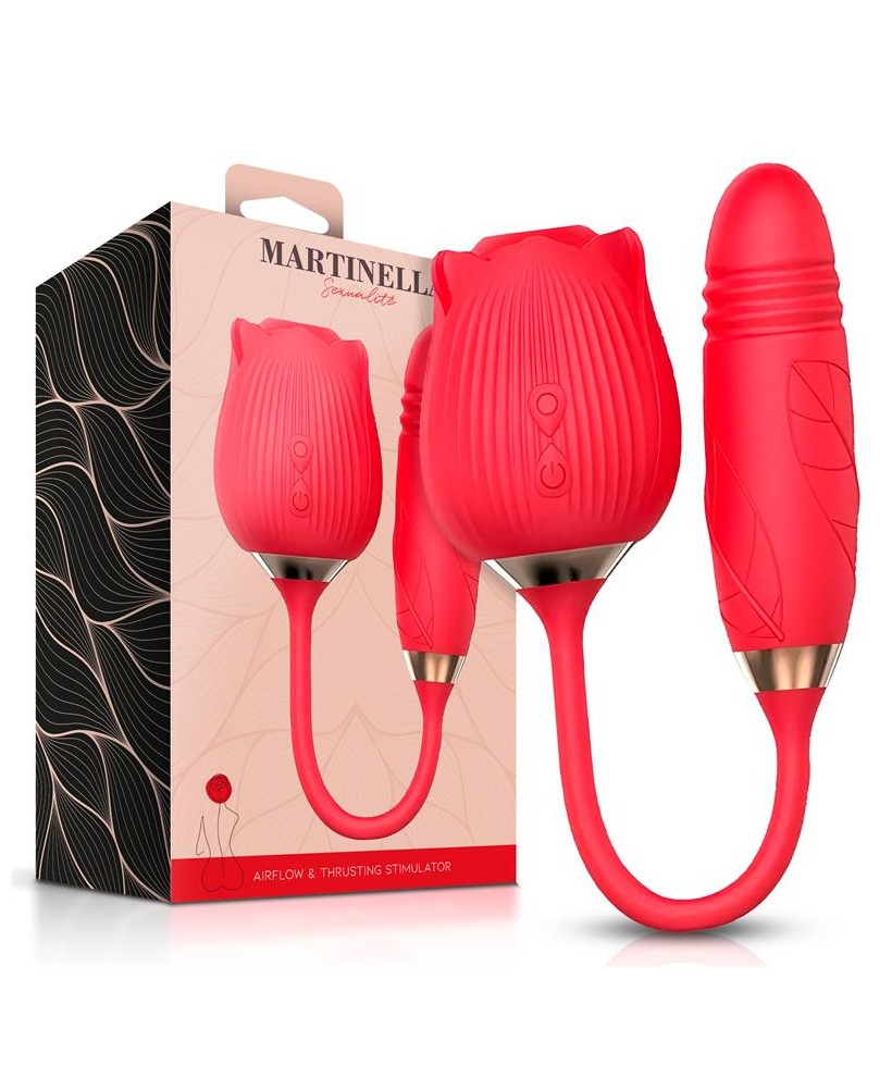 Rosa con Succion con huevo con Thrusting USB