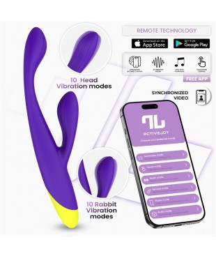 Lyra Vibrador Punto G con APP Púrpura