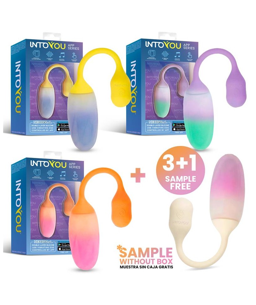 Pack 31 NexEgg Vibe Huevo Vibrador Silicona Doble Capa APP