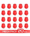 Megapack 20 Rosa Estimuladora con Succion