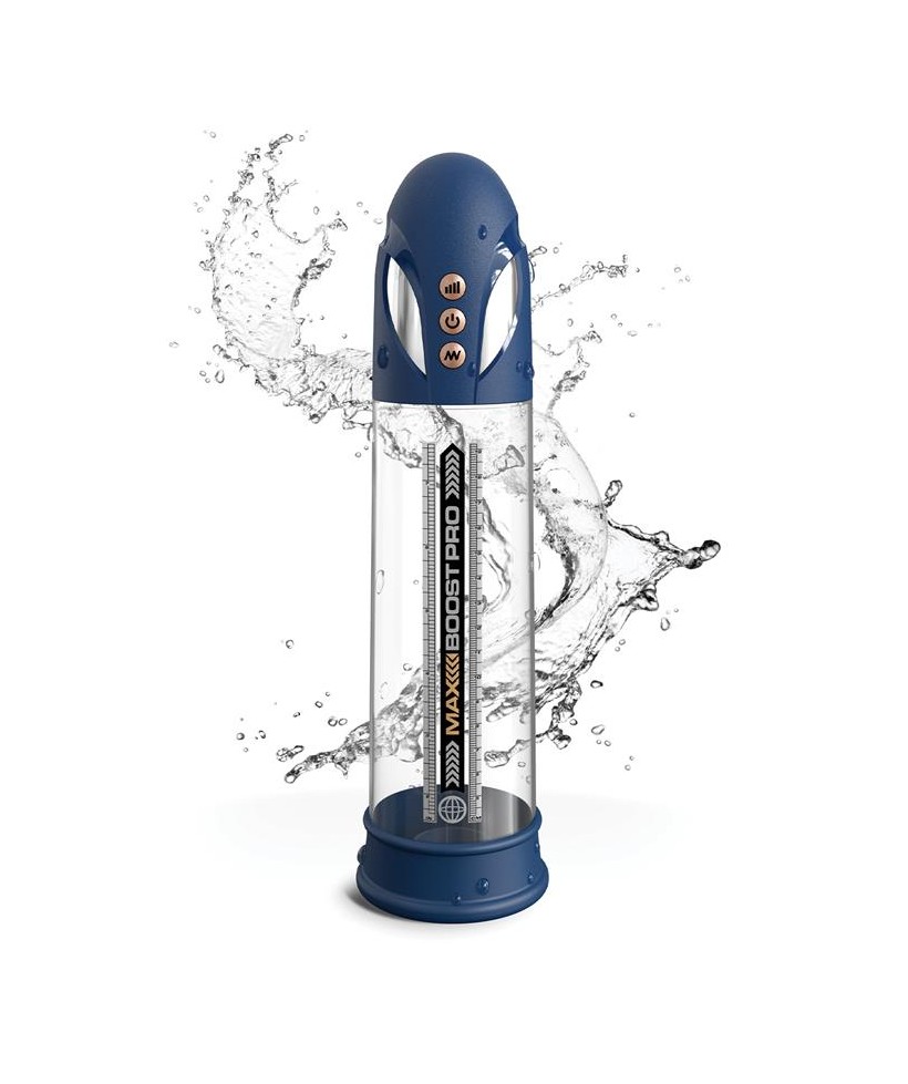 Masturbador Automatico Max Boost Pro Flow Azul