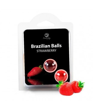 Set 2 Brazilian Balls Aroma Fresa