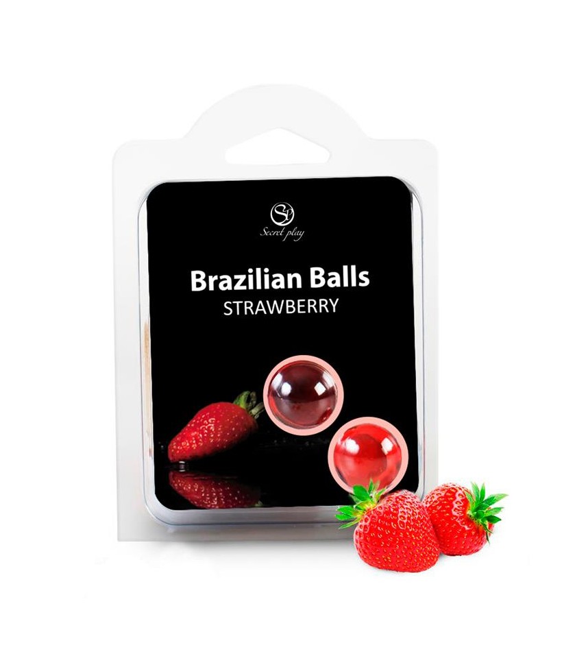 Set 2 Brazilian Balls Aroma Fresa