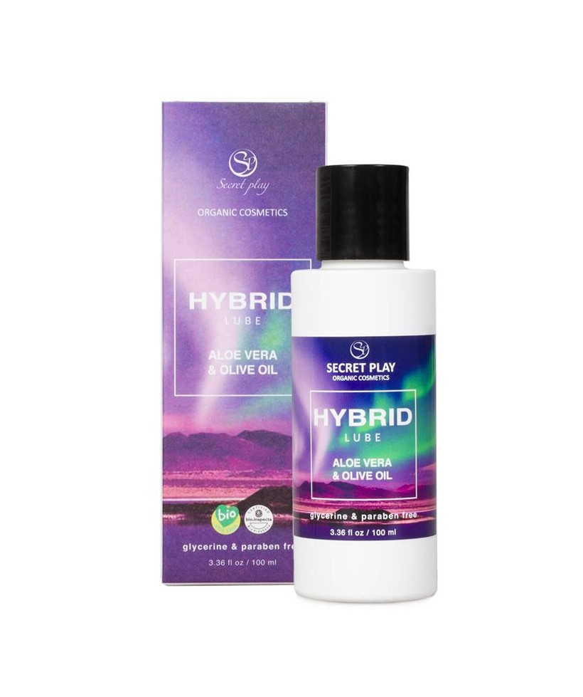 Lubricante Organico Hybrid Aloe Vera y Olive Oil 100 ml