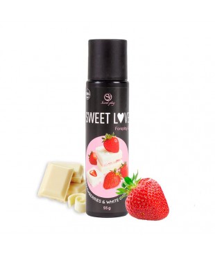 Sweet Love Lubricante Fresa Chocolate Blanco 60 ml