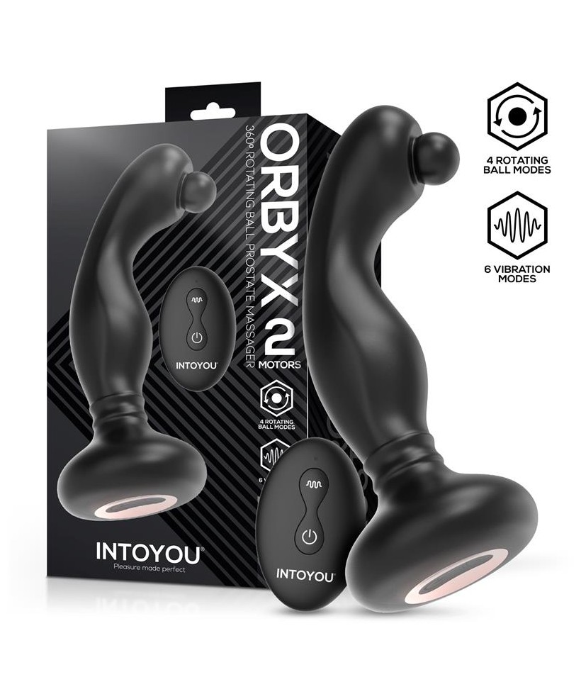 Orbyx Masajeador Prostatico con Rotacion Vibracion y Control Remoto