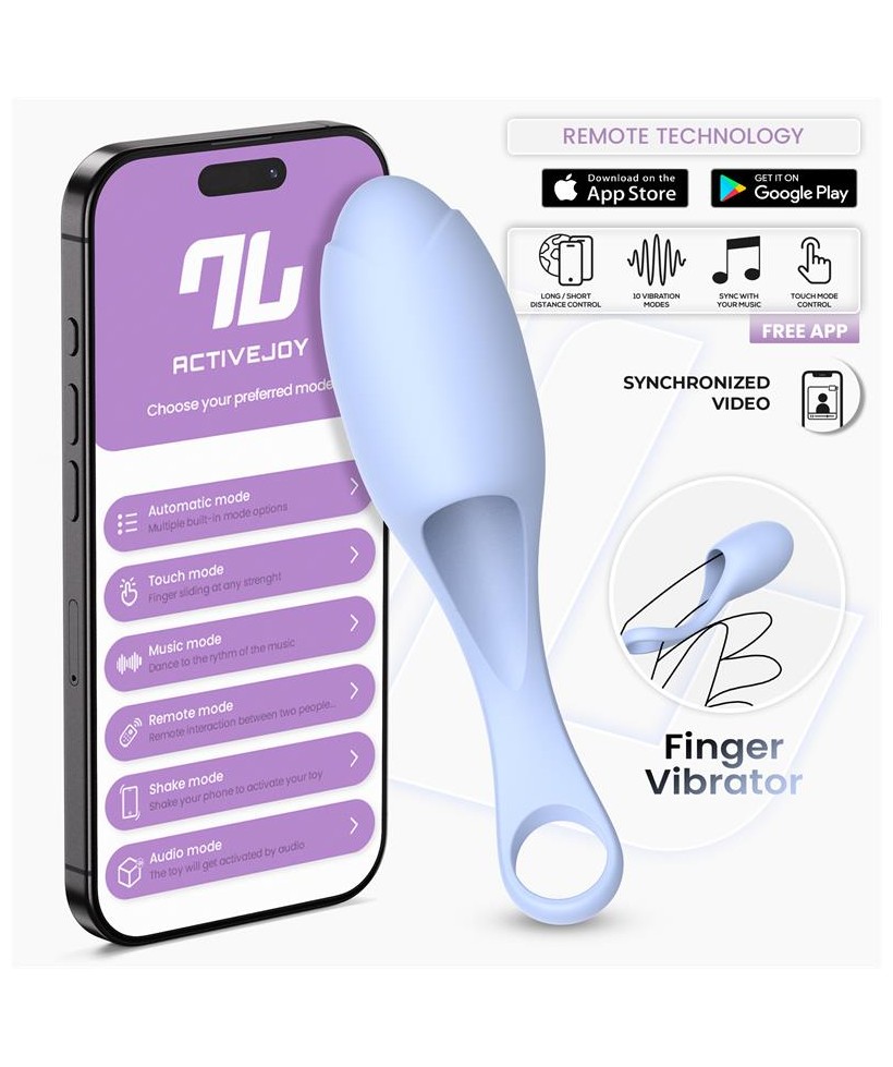 Lory Estimulador para el Dedo con Vibracion y APP