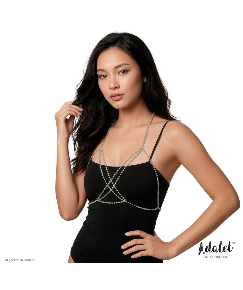 Ginevra Sujetador Plateado Talla unica
