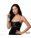 Ginevra Sujetador Plateado Talla unica