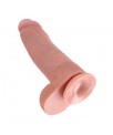 King Cock Pene con Testiculos de 12 Color Natural