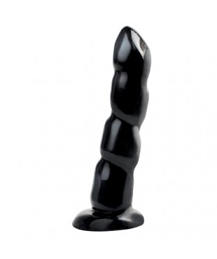 Basix Rubber Works  Twist N Shout con Ventosa - Color Negro