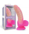 Scalidor Dildo Unicorn Brilla en la Oscuridad Silicona Liquida 18 cm