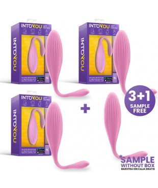 Pack 3 + Muestra Huevo Vibrador con Bolas Internas y Rotación y APP