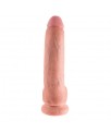 King Cock Pene con Testiculos de 9 Color Natural