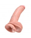 King Cock Pene con Testiculos de 9 Color Natural