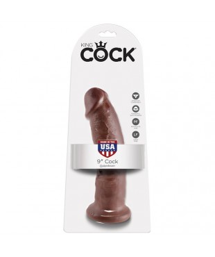 King Cock Pene de 9 - Color Marrón