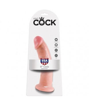 King Cock Pene de 22,56 cm - Color Natural