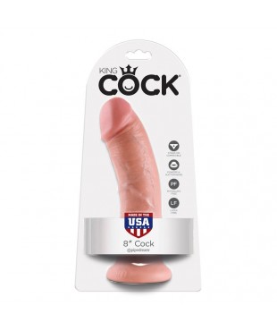 King Cock Pene de 8 - Color Natural